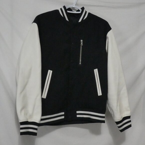 GU Other - GU | medium | Dark Navy and White Varsity Jacket | Snap Button Closure